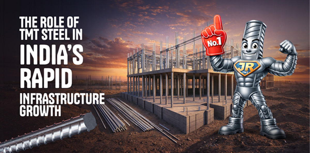 Why TMT Steel Has Become the Backbone of India’s Infrastructure Growth 